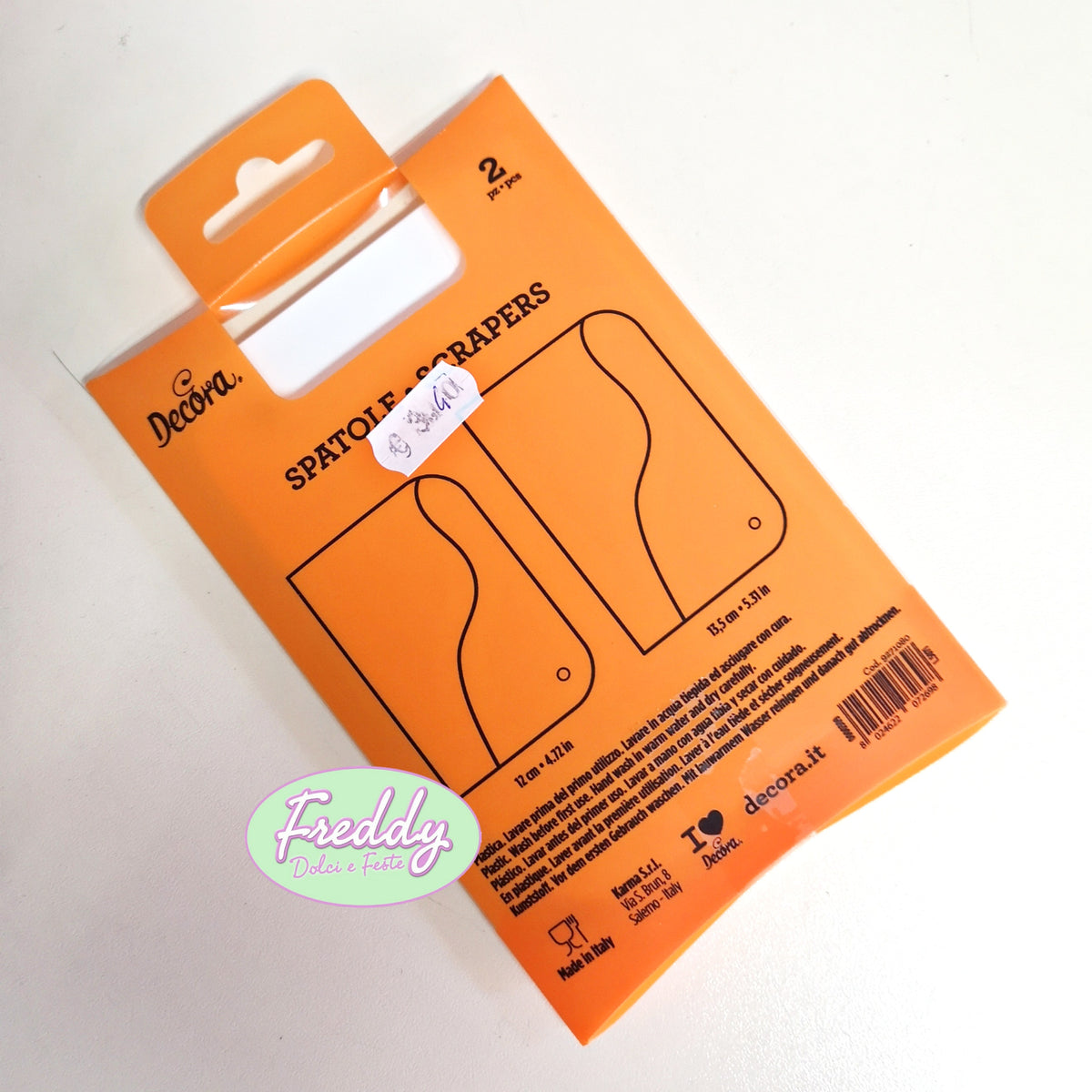 Kit 2 spatole in plastica smoother pasta di zucchero Decora – Freddy Dolci  e Feste